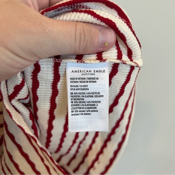 Women’s AE Lace Trim Cami, Raspberry Peak, Small - Picture 7 of 8